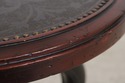 72505:  MAITLAND SMITH Mahogany And Metal Round En