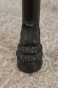 72505:  MAITLAND SMITH Mahogany And Metal Round En