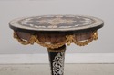 72506: Italian Style Pietra Dura Inlaid Marble Top