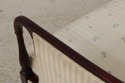 72509: LAINE Sheraton Style Mahogany Settee Lovese