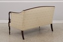 72509: LAINE Sheraton Style Mahogany Settee Lovese