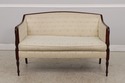 72509: LAINE Sheraton Style Mahogany Settee Lovese