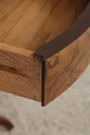 72519: BAKER Walnut Round Two-Tier Neoclassical Oc