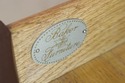 72519: BAKER Walnut Round Two-Tier Neoclassical Oc