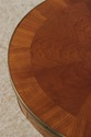 72519: BAKER Walnut Round Two-Tier Neoclassical Oc