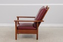 72523: Gustav STICKLEY Antique Mission Oak Burgund