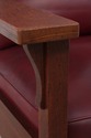 72523: Gustav STICKLEY Antique Mission Oak Burgund