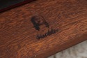 72523: Gustav STICKLEY Antique Mission Oak Burgund