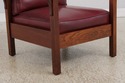 72523: Gustav STICKLEY Antique Mission Oak Burgund
