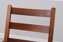 72523: Gustav STICKLEY Antique Mission Oak Burgund