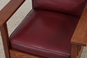 72523: Gustav STICKLEY Antique Mission Oak Burgund