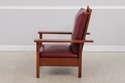 72523: Gustav STICKLEY Antique Mission Oak Burgund