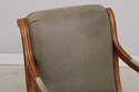 72532 : French Louis XVI Carved Leather Arm Chair