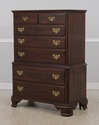 72537: ETHAN ALLEN Cherry 7 Drawer Tall Dresser Ch