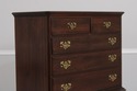 72537: ETHAN ALLEN Cherry 7 Drawer Tall Dresser Ch