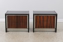 F72545: Pair JOHN STUART Mid Century Modern Ebony 