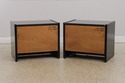 F72545: Pair JOHN STUART Mid Century Modern Ebony 