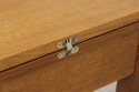 72562: STICKLEY Mission Oak 3 Drawer  Flip Top Sof