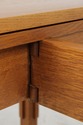 72562: STICKLEY Mission Oak 3 Drawer  Flip Top Sof