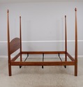 72565:  STICKLEY Cherry Queen Size Pencil Post Bed