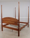 72565:  STICKLEY Cherry Queen Size Pencil Post Bed