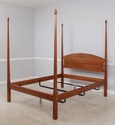 72565:  STICKLEY Cherry Queen Size Pencil Post Bed