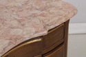 72573:  Vintage French Provincial Mahogany Marble 
