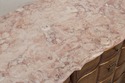 72573:  Vintage French Provincial Mahogany Marble 