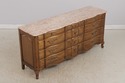 72573:  Vintage French Provincial Mahogany Marble 