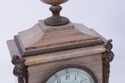 F72580: JAPY FRERES French Bronze & Marble Mantle 