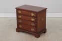 72603: HENKEL HARRIS Cherry 4 Drawer Chairside Che