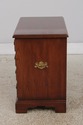 72603: HENKEL HARRIS Cherry 4 Drawer Chairside Che