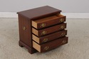 72603: HENKEL HARRIS Cherry 4 Drawer Chairside Che