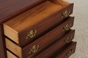 72603: HENKEL HARRIS Cherry 4 Drawer Chairside Che