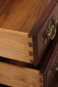 72603: HENKEL HARRIS Cherry 4 Drawer Chairside Che
