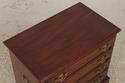 72603: HENKEL HARRIS Cherry 4 Drawer Chairside Che