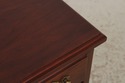 72603: HENKEL HARRIS Cherry 4 Drawer Chairside Che