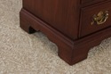 72603: HENKEL HARRIS Cherry 4 Drawer Chairside Che