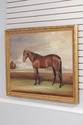 F72636: BERNARD DE CLAVIERE Oil On Canvas Horse In