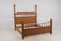 72639: TOMMY BAHAMA Carved Bamboo King Size Bed