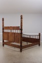 72639: TOMMY BAHAMA Carved Bamboo King Size Bed
