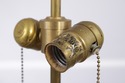 F72640: Pair VISUAL COMFORT Brass Base Candlestick