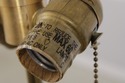 F72640: Pair VISUAL COMFORT Brass Base Candlestick