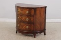 L72650: COUNCILL CRAFTSMAN Inlaid Mahogany Demilun