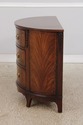 L72650: COUNCILL CRAFTSMAN Inlaid Mahogany Demilun