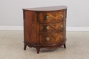 L72650: COUNCILL CRAFTSMAN Inlaid Mahogany Demilun