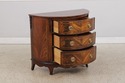L72650: COUNCILL CRAFTSMAN Inlaid Mahogany Demilun