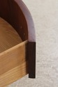 L72650: COUNCILL CRAFTSMAN Inlaid Mahogany Demilun
