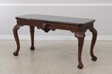L72668: ARDLEY HALL Marble Top Lion Mask Table