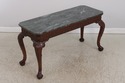 L72668: ARDLEY HALL Marble Top Lion Mask Table